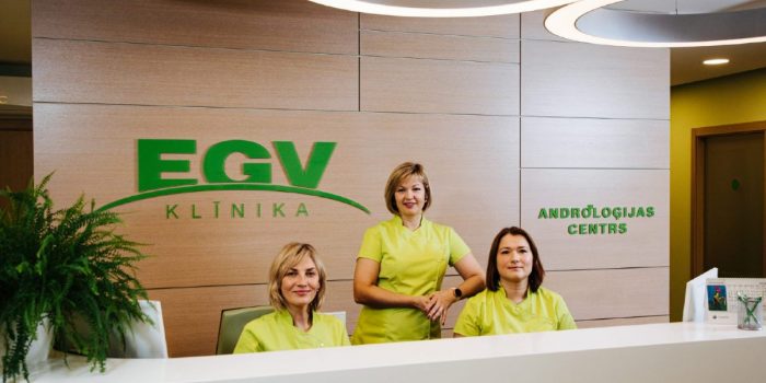 Empfang in der EGV-Klinik